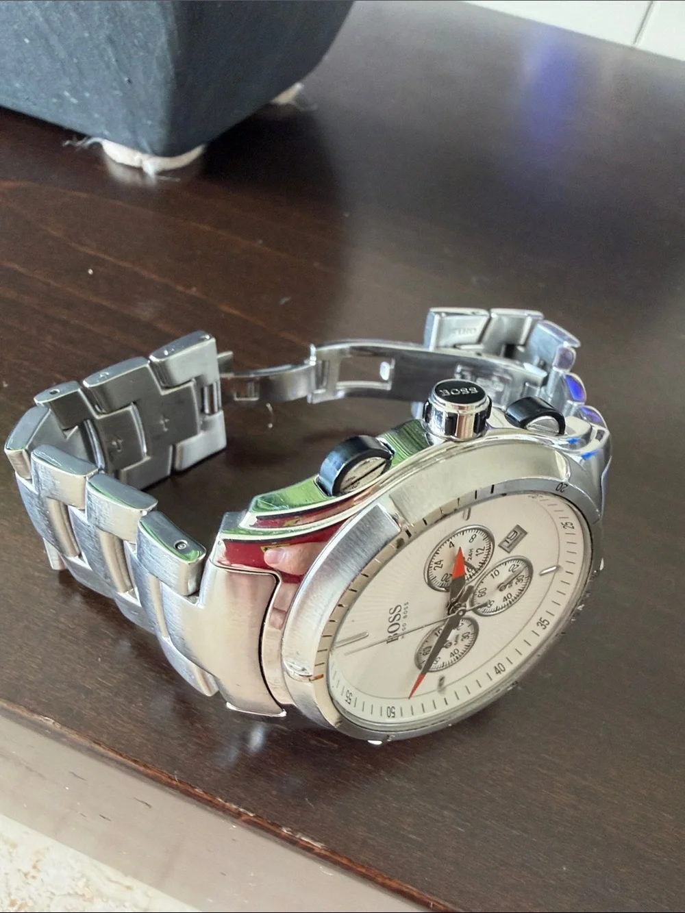 Hugo BOSS Men’s Watch All Stainless Steel Like New!